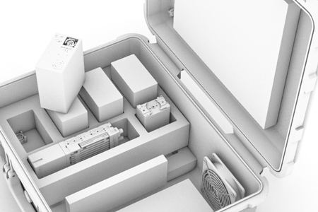 ARK platform modules in a rugged transit case