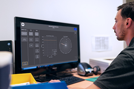 Operator using the Advanced Signal Generator software